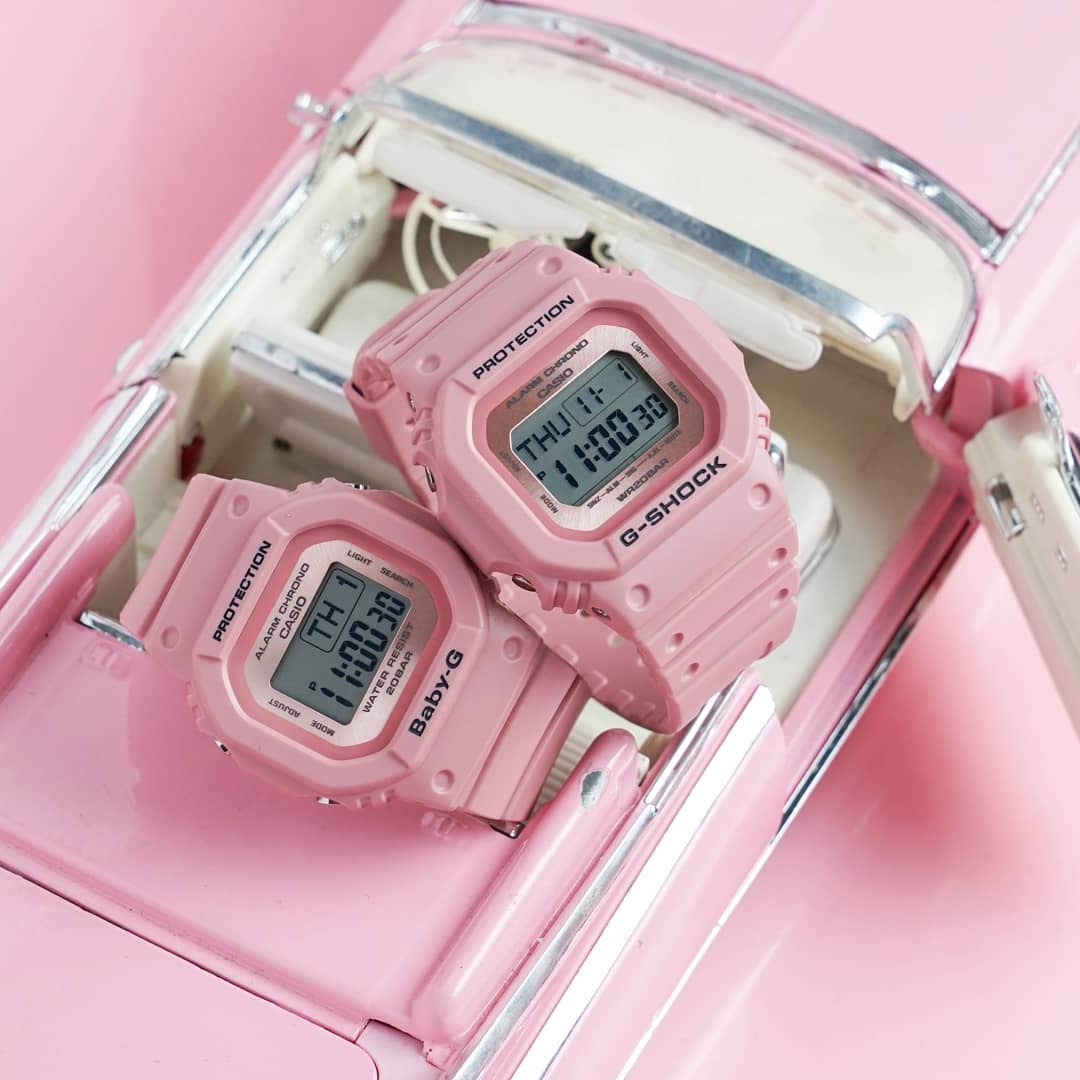 ショップ かわいい 時計 g-shock